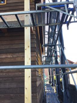 外壁工事その②